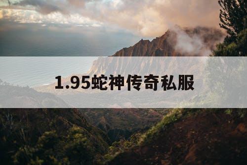 1.95蛇神传奇私服