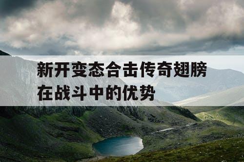 新开变态合击传奇翅膀在战斗中的优势
