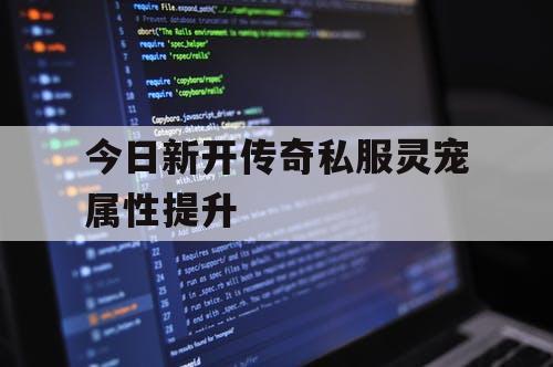 今日新开传奇私服灵宠属性提升