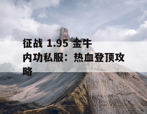 征战 1.95 金牛内功私服：热血登顶攻略