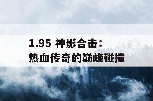 1.95 神影合击：热血传奇的巅峰碰撞