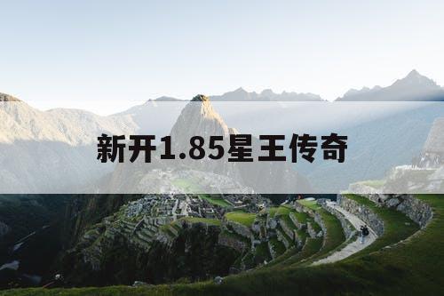 新开1.85星王传奇