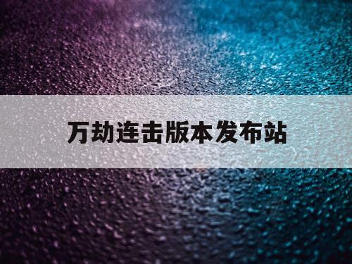 万劫连击版本发布站