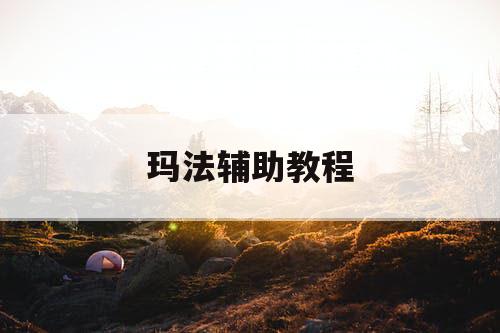 玛法辅助教程