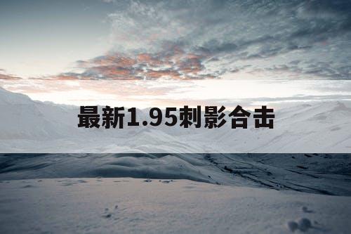 最新1.95刺影合击