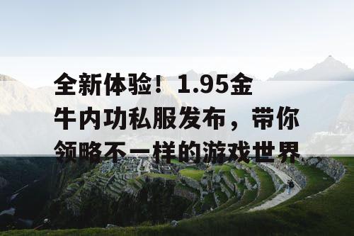 全新体验！1.95金牛内功私服发布，带你领略不一样的游戏世界
