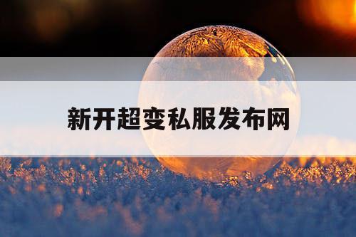 新开超变私服发布网