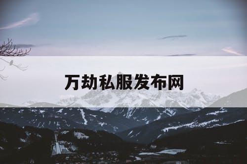 万劫私服发布网