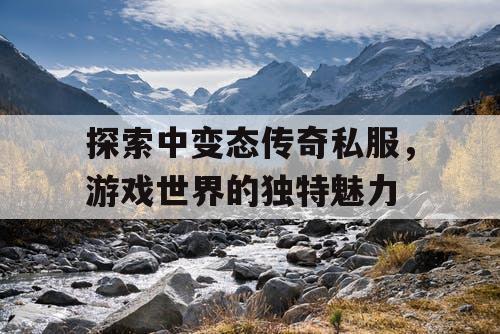 探索中变态传奇私服，游戏世界的独特魅力