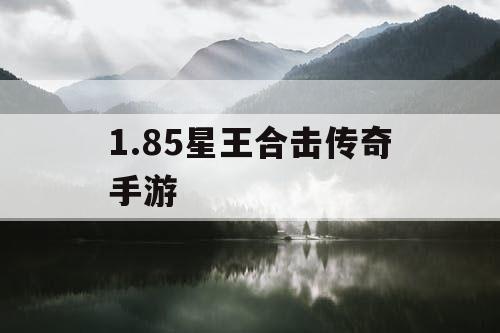 1.85星王合击传奇手游