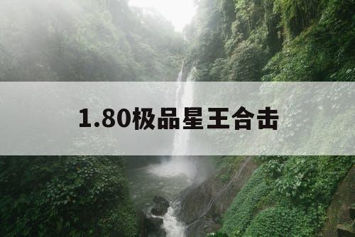 1.80极品星王合击
