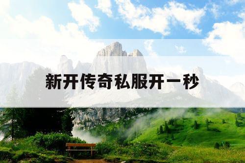 新开传奇私服开一秒