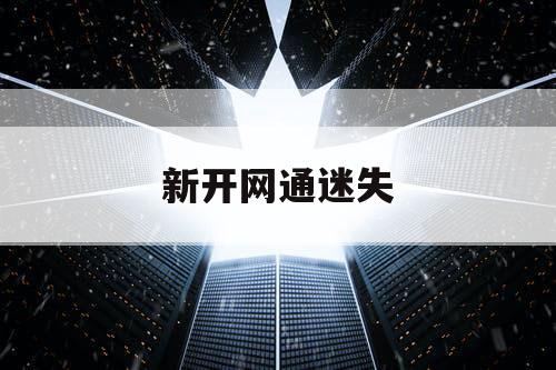 新开网通迷失