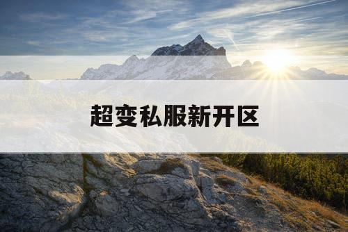超变私服新开区