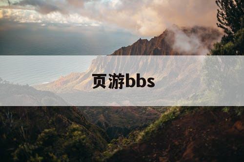 页游bbs