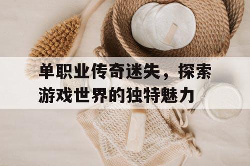 单职业传奇迷失，探索游戏世界的独特魅力