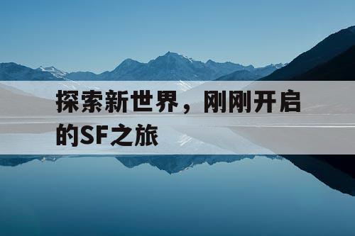 探索新世界，刚刚开启的SF之旅