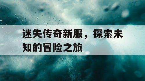 迷失传奇新服，探索未知的冒险之旅