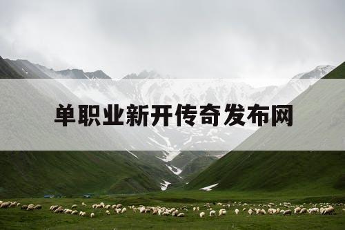 单职业新开传奇发布网