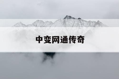中变网通传奇