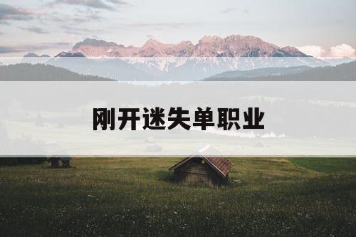 刚开迷失单职业