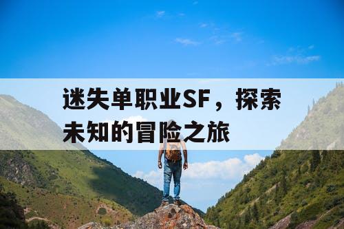 迷失单职业SF，探索未知的冒险之旅