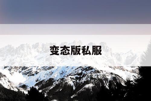 变态版私服