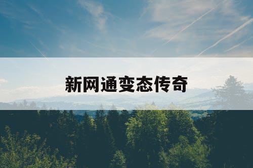新网通变态传奇